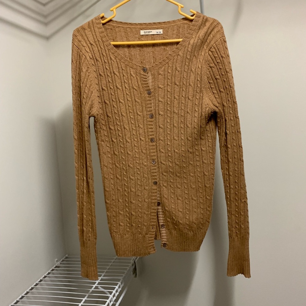 Old Navy cable knit button-up sweater/cardigan